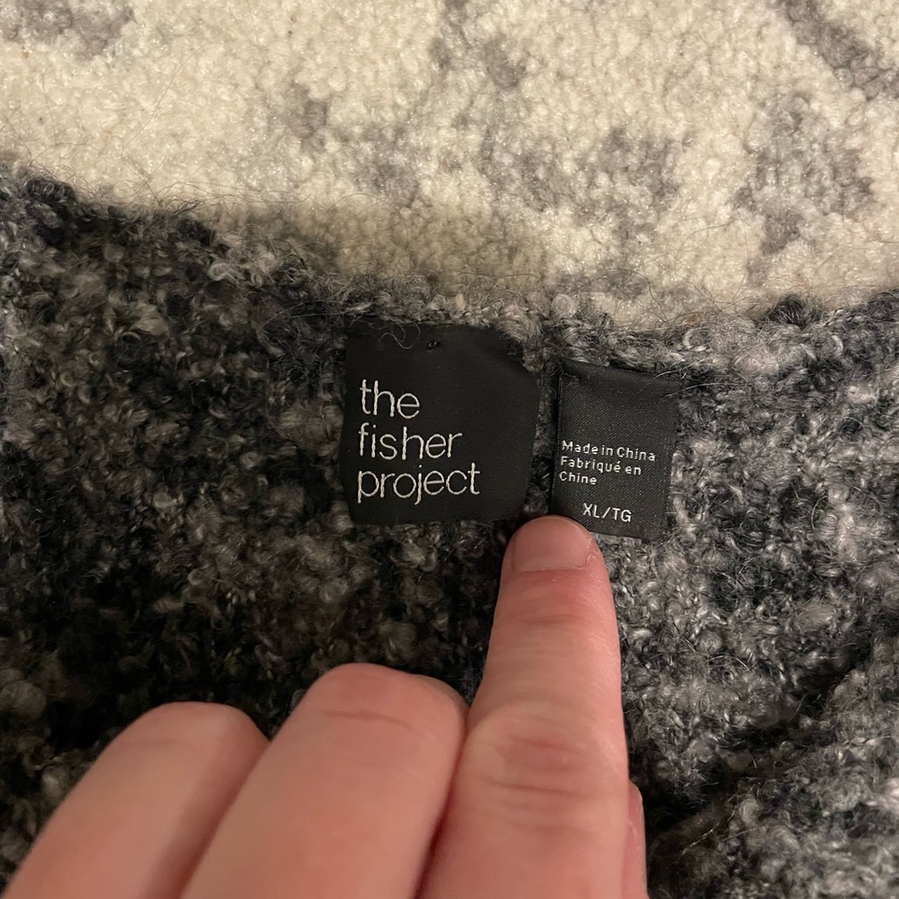 Eileen Fisher- The Fisher Project Zip Sweater Size XL